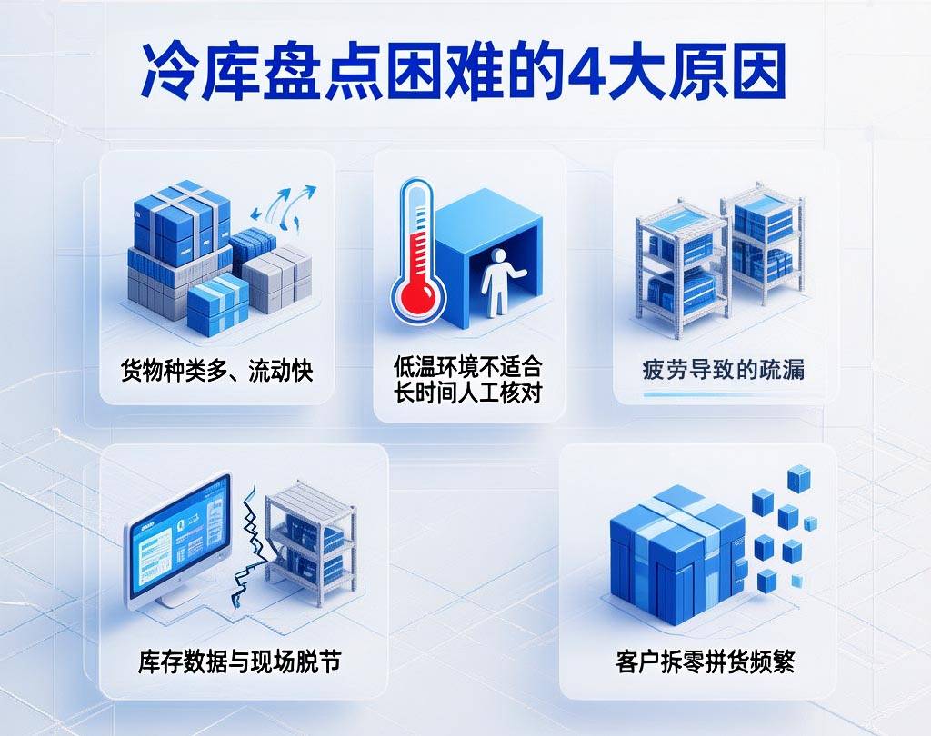 冷库盘点困难的4大原因分析图