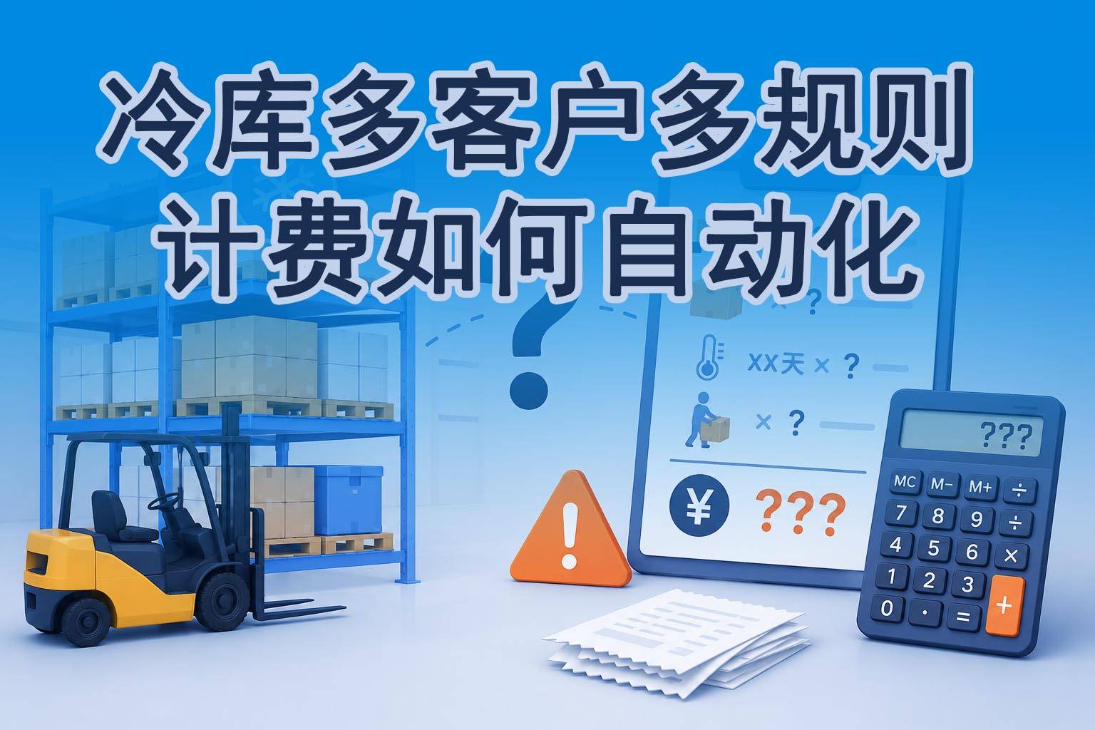 冷库仓储收费容易出错-多客户多规则计费如何自动化
