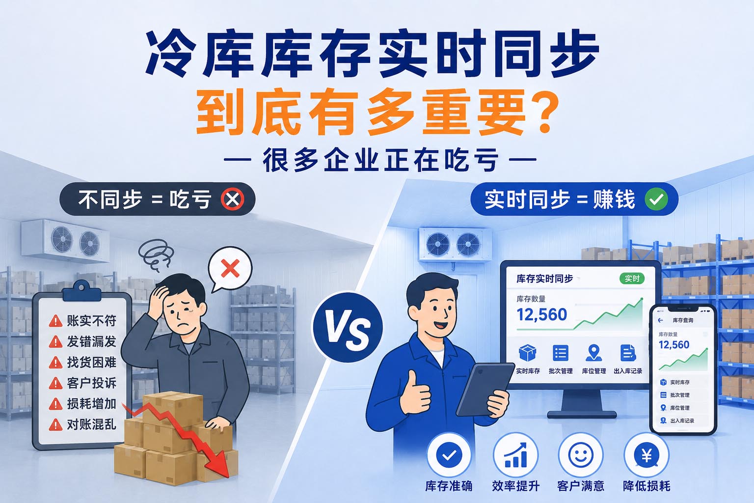 冷库库存实时同步到底有多重要-很多企业正在吃亏